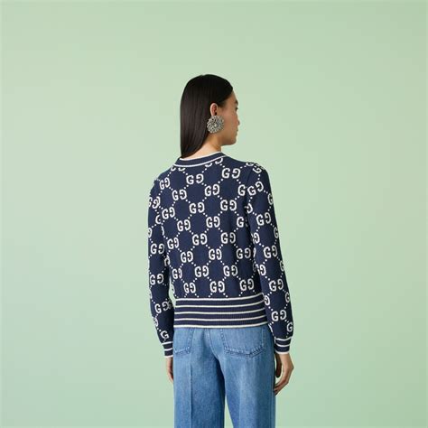 Gucci GG cotton jacquard cardigan